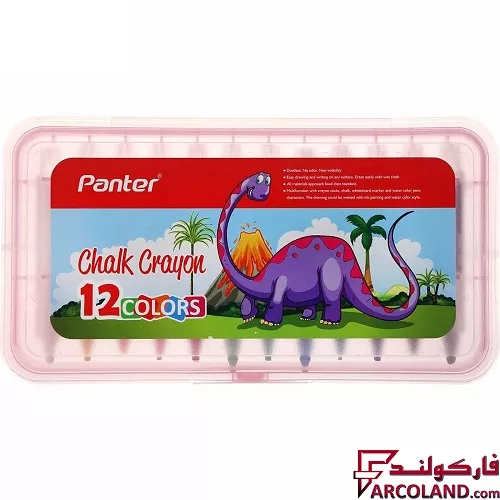 پاستل گچی 12 رنگ پنتر مدل CHC722