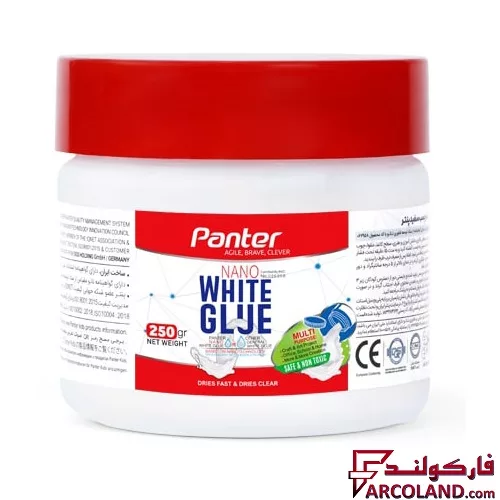نانو چسب مایع سفید پنتر حجم 250 گرمی کد WG436