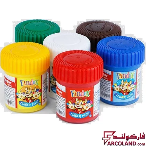 خرید اینترنتی و قیمت رنگ انگشتی 6 رنگ پنتر مدل فیندکس کد FP105