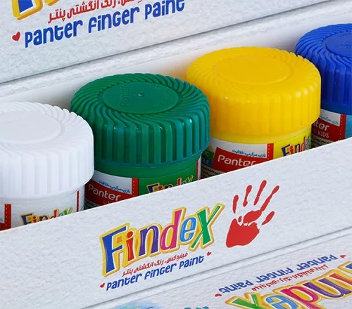 خرید اینترنتی و قیمت رنگ انگشتی 6 رنگ پنتر مدل فیندکس کد FP105