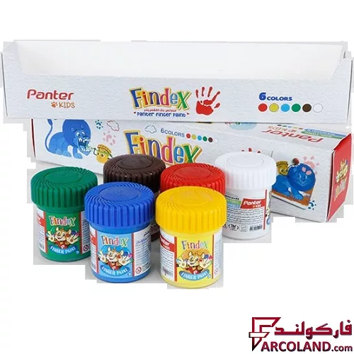 رنگ انگشتی 6 رنگ پنتر مدل فیندکس کد FP105