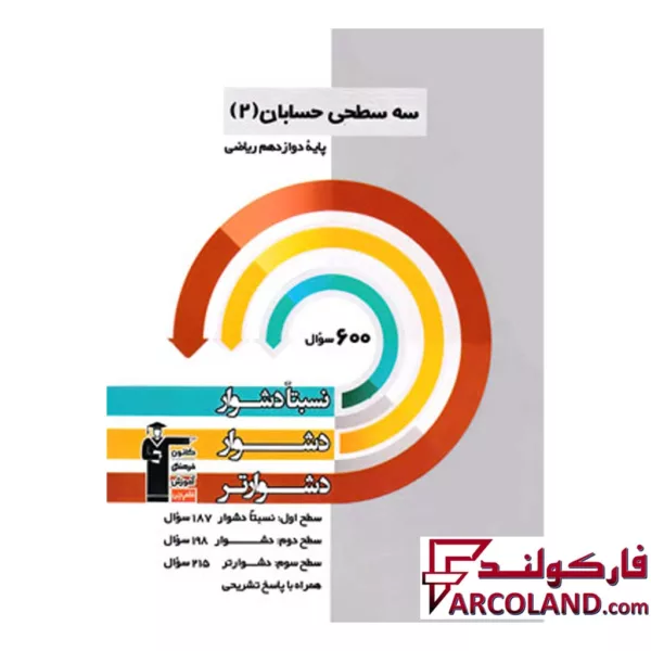 کتاب سه سطحی حسابان دوازدهم قلم چی