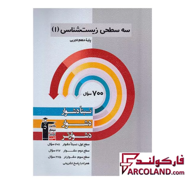 کتاب سه سطحی زیست شناسی دهم قلم چی