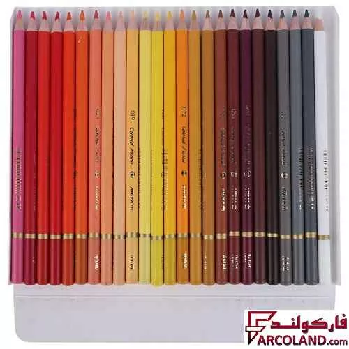 خرید اینترنتی و قیمت مداد رنگی 50 رنگ آریا جعبه مقوایی مدل Artist 3604