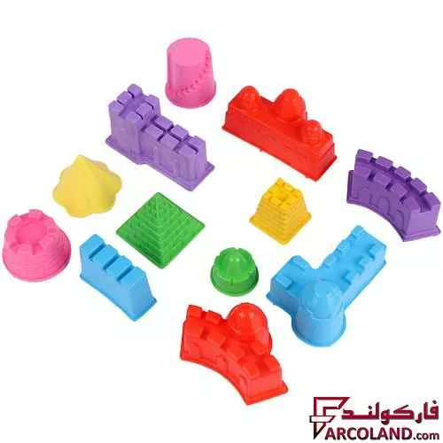 خرید اینترنتی و قیمت خمیر شنی سطلی 2 رنگ آریا مدل Arya 1080