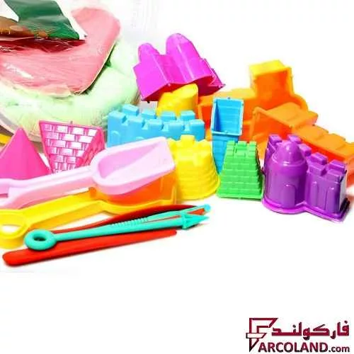 خرید اینترنتی و قیمت خمیر شنی سطلی 2 رنگ آریا مدل Arya 1080