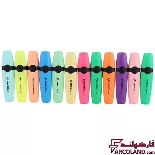 خرید اینترنتی و قیمت ماژیک هایلایتر کریتورز کلاس Creators Class Lumo HLV-12 بسته 12 عددی