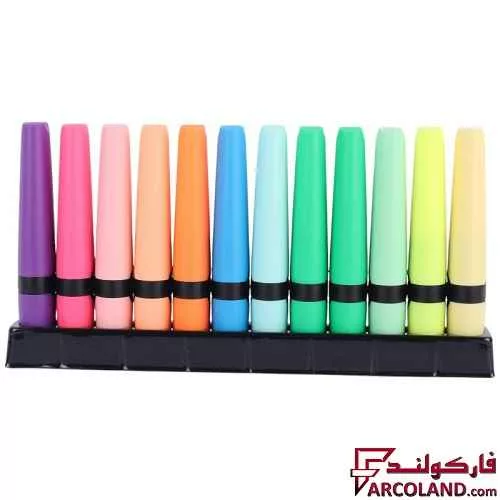 خرید اینترنتی و قیمت ماژیک هایلایتر کریتورز کلاس Creators Class Lumo HLV-12 بسته 12 عددی