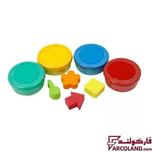خرید اینترنتی و قیمت رنگ انگشتی 4 رنگ آریا مدل Arya 7005