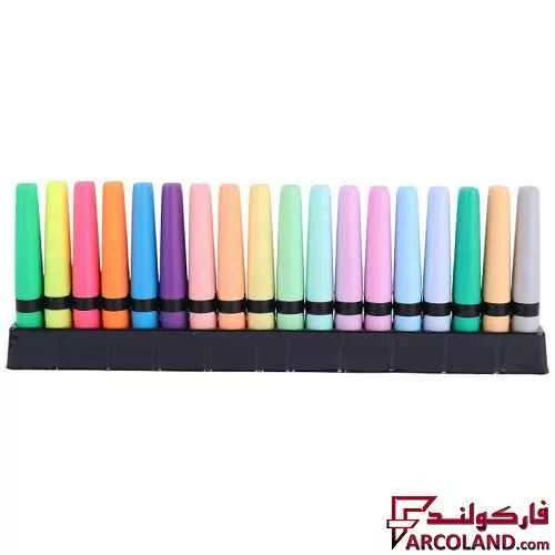 خرید اینترنتی و قیمت ماژیک هایلایتر کریتورز کلاس Creators Class Lumo HLV-18 بسته 18 عددی