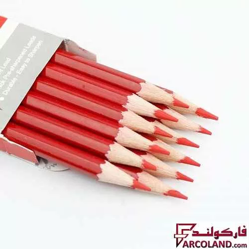 خرید اینترنتی و قیمت مداد قرمز آریا Arya 3002 بسته 12 عددی