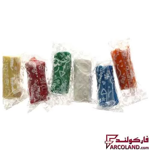 خرید اینترنتی و قیمت خمیر بازی سطلی 6 رنگ آریا مدل Arya 1001