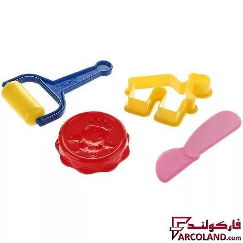 خرید اینترنتی و قیمت خمیر بازی سطلی 6 رنگ آریا مدل Arya 1001