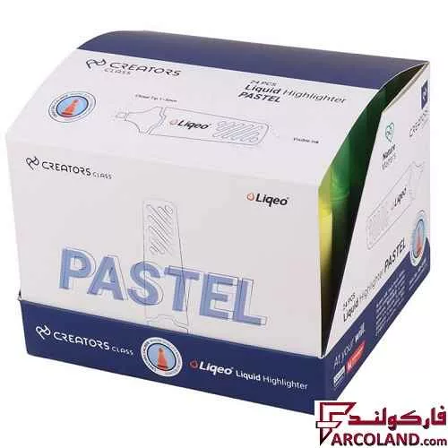 خرید اینترنتی و قیمت ماژیک هایلایتر مایع پاستیلی کریتورز کلاس Creators Class H-3128 بسته 24 عددی