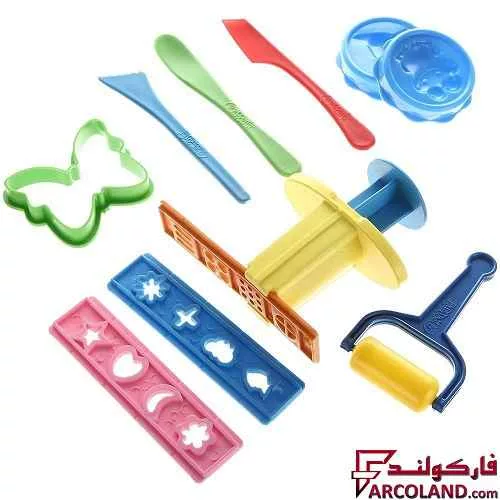 خرید اینترنتی و قیمت خمیر بازی سطلی 12 رنگ آریا مدل Arya 1069
