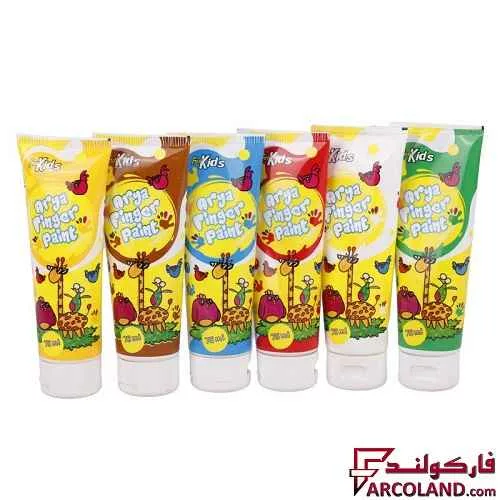 خرید اینترنتی و قیمت رنگ انگشتی 6 رنگ آریا مدل Arya 7015