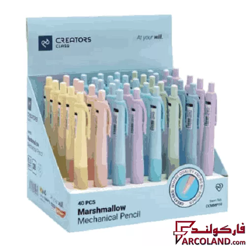 خرید اینترنتی و قیمت مداد نوکی 0.5 میلی متری مارشمالو کریتورز کلاس Marshmallow CCMMP20 بسته 40 عددی