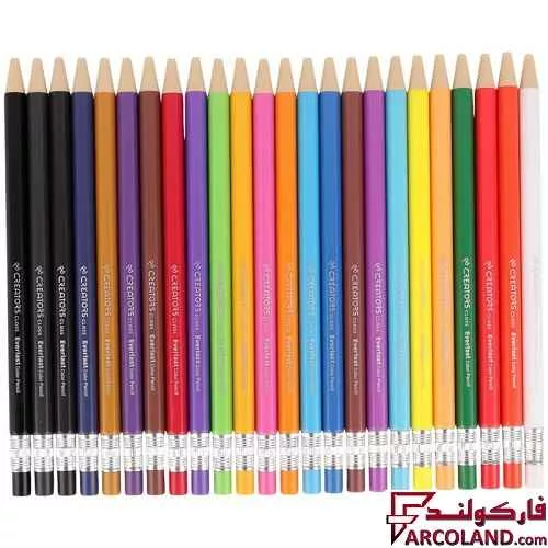 خرید اینترنتی و قیمت مداد رنگی اتودی 24 رنگ کریتورز کلاس Creators Class Everlast CP26-24