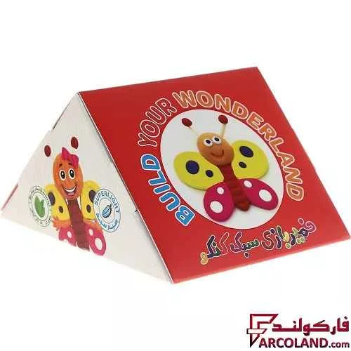 خمیر بازی 5 رنگ کنکو طرح پروانه کد 4886