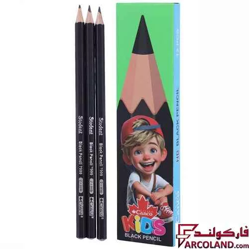 مداد مشکی کنکو کیدز مدل Kids بسته 12 عددی