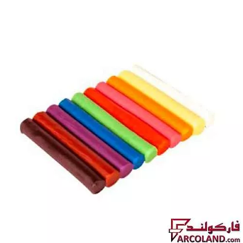 خرید اینترنتی و قیمت خمیر بازی 10 رنگ وکیومی آریا مدل Arya 1021