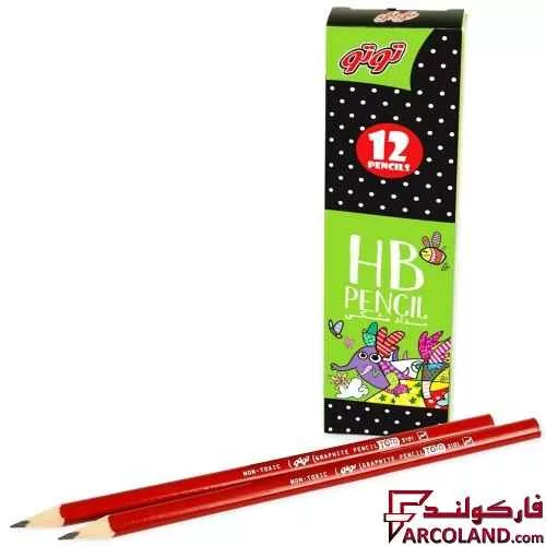 خرید اینترنتی و قیمت مداد مشکی توتو مدل Toto 2051 بسته 12 عددی