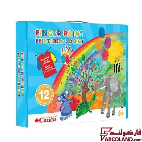 رنگ انگشتی 12 رنگ کنکو