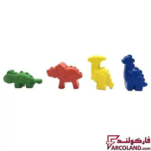خرید اینترنتی و قیمت مداد شمعی 4 رنگ آریا مدل کرایون Arya Crayons 2052