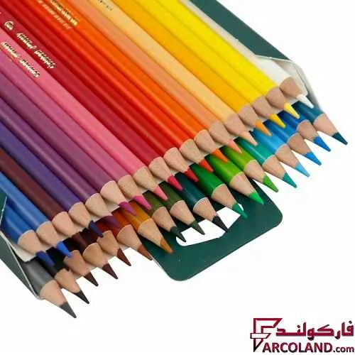 خرید اینترنتی و قیمت مداد رنگی 36 رنگ آریا جعبه مقوایی مدل Artist 3603