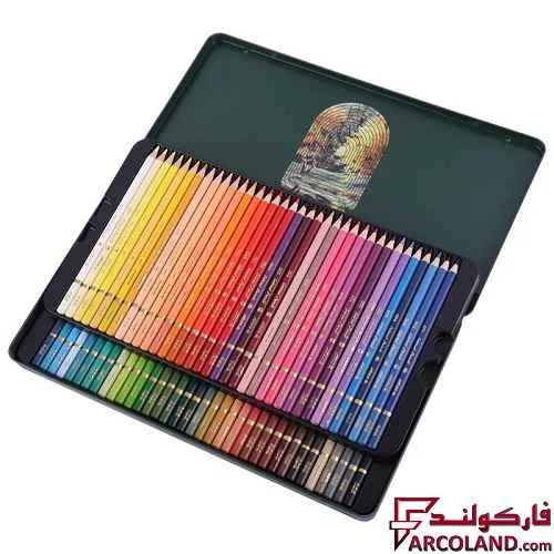 خرید اینترنتی و قیمت مداد رنگی 72 رنگ آریا جعبه فلزی مدل Artist 3905