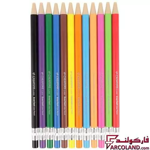خرید اینترنتی و قیمت مداد رنگی اتودی 12 رنگ کریتورز کلاس Creators Class Everlast CP26-12