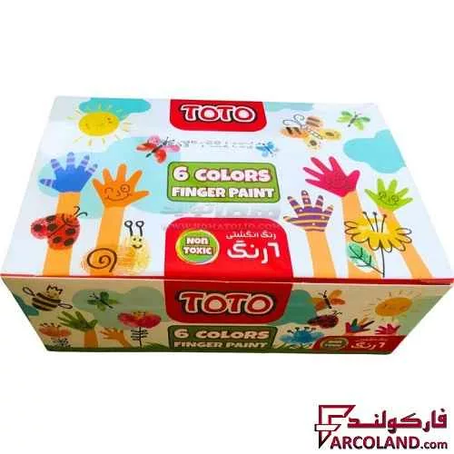 رنگ انگشتی 6 رنگ توتو مدل Toto 4049