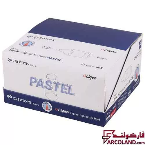 خرید اینترنتی و قیمت ماژیک هایلایتر مایع مینی پاستیلی کریتورز کلاس Creators Class Pastel H-3128B بسته 24 عددی