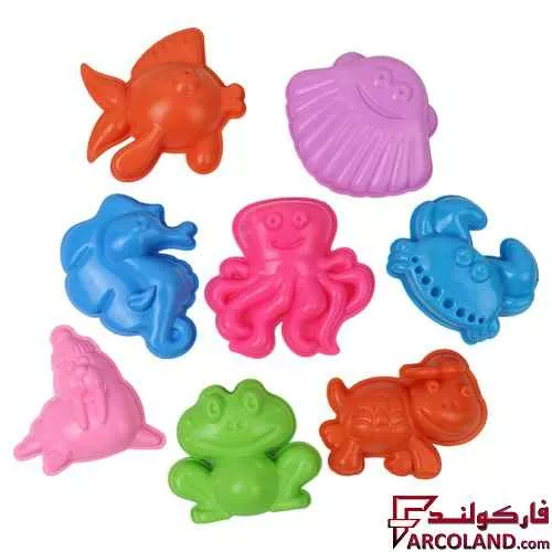 خرید اینترنتی و قیمت خمیر شنی سطلی 3 رنگ آریا مدل Arya 1085