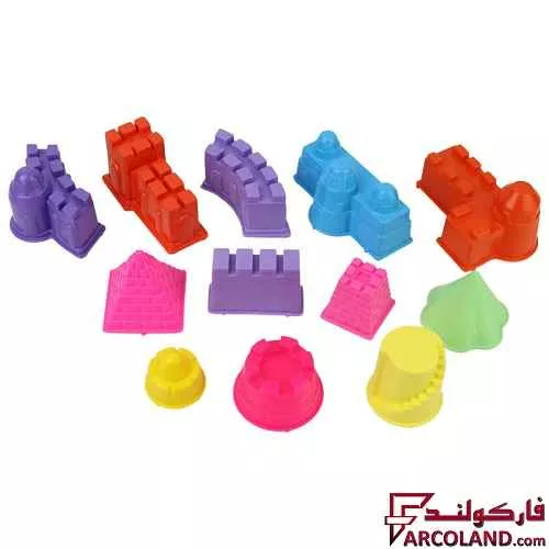 خرید اینترنتی و قیمت خمیر شنی سطلی 3 رنگ آریا مدل Arya 1085