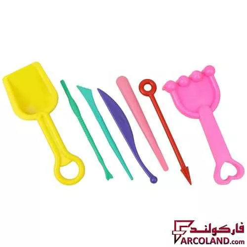 خرید اینترنتی و قیمت خمیر شنی سطلی 3 رنگ آریا مدل Arya 1085