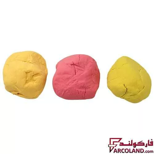 خرید اینترنتی و قیمت خمیر شنی سطلی 3 رنگ آریا مدل Arya 1085