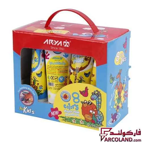 رنگ انگشتی 8 رنگ آریا مدل Arya 7014
