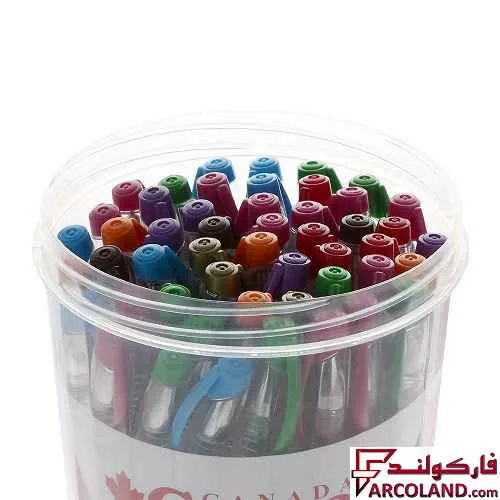 خرید اینترنتی و قیمت خودکار 8 رنگ 1 میلی متری کنکو مدل Fino Pen بسته 50 عددی