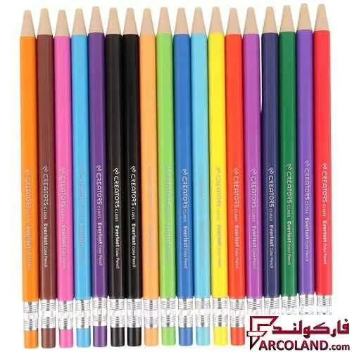 خرید اینترنتی و قیمت مداد رنگی اتودی 18 رنگ کریتورز کلاس Creators Class Everlast CP26-18
