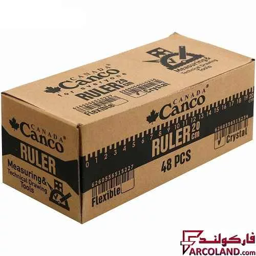 خرید اینترنتی و قیمت خط کش 20 سانتی متری کنکو بسته 48 عددی