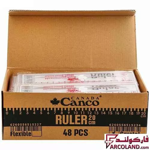 خط کش 20 سانتی متری کنکو بسته 48 عددی