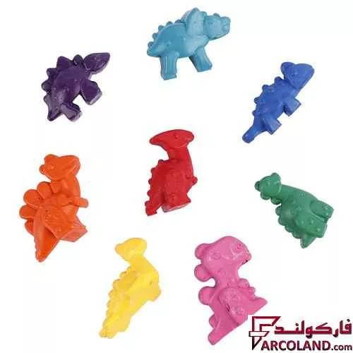 مداد شمعی 8 رنگ آریا مدل کرایون Arya Crayons 2057