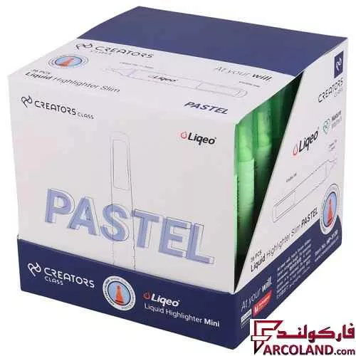خرید اینترنتی و قیمت ماژیک هایلایتر مایع اسلیم پاستیلی کریتورز کلاس Creators Class H-3130 بسته 36 عددی