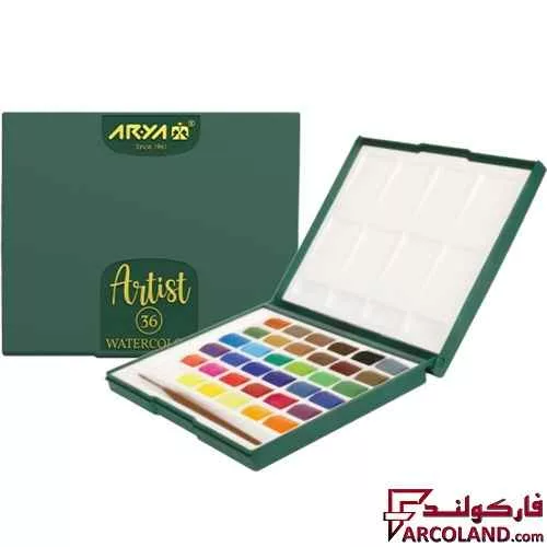 آبرنگ 36 رنگ آریا مدل آرتیست Artist 5603