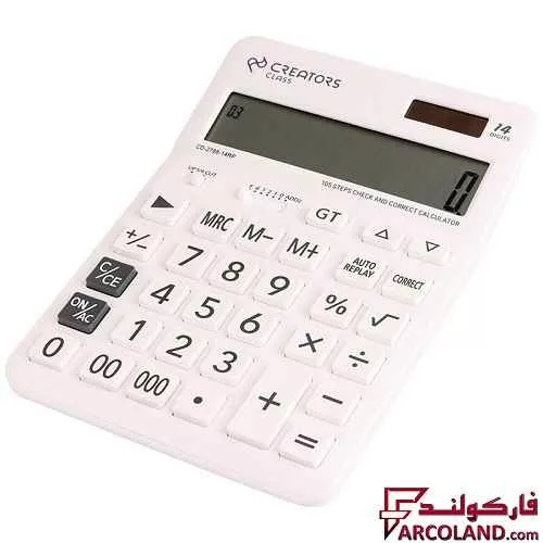 خرید اینترنتی و قیمت ماشین حساب 14 پرو کریتورز کلاس Creators Class CD-2788-14RP
