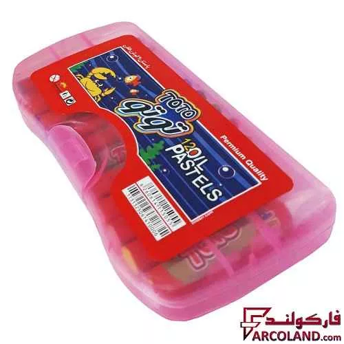 پاستل روغنی 12 رنگ توتو کیفی پلاستیکی کد Toto 1097