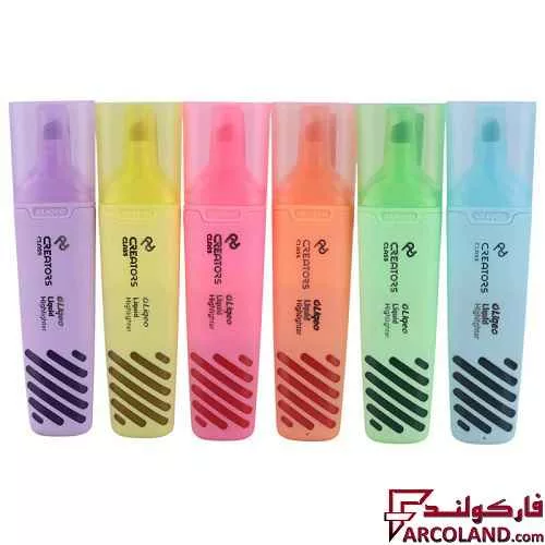خرید اینترنتی و قیمت ماژیک هایلایتر مایع پاستیلی کریتورز کلاس Creators Class H-3128