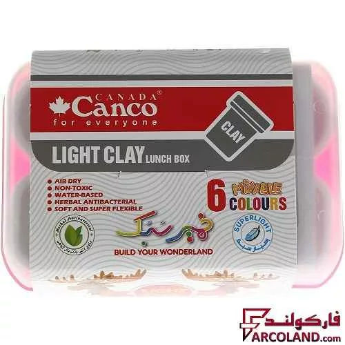 خمیر بازی 6 رنگ کنکو مدل ظرف غذا کد 01-9202