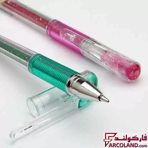 خرید اینترنتی و قیمت روان نویس گلیتر مدل اکلیلی کریتورز کلاس Glitter PB-GL12 بسته 12 عددی